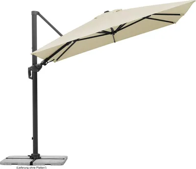 Produktbild von Schneider Ampelschirm Rhodos Twist natur 350 x 260 cm