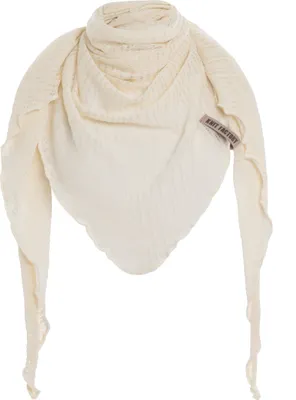 Produktbild von Knit Factory Jose Dreieckstuch - Beige - 190x85 cm