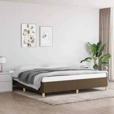 Immagine prodotto di The Living Store rete marrone scuro 200x200 cm in tessuto