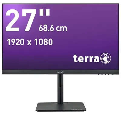 Produktbild von TERRA LCD/LED 2727W HA IPS V3 black HDMI/DP/USB-C, GREENLINE PLUS