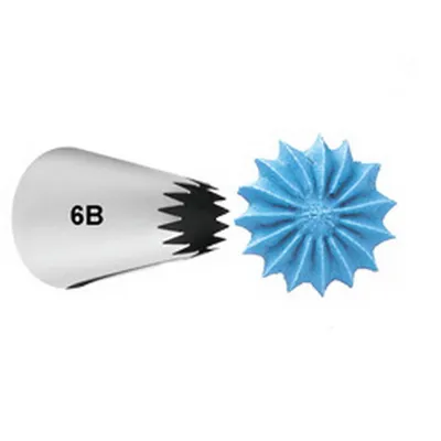 Produktbild von Wilton Decorating Tip #6B Open Star Carded