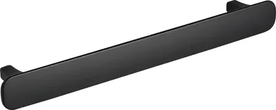 Obrázek produktu pro Vše v jedné úchytce Nábytková úchytka Aion LA 160mm plochá šířka 190mm - Úchytka pro nábytkové přední části - tlakově litý zinek černý matný