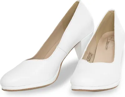 Produktbild von Weiße Pumps mit spitzer Kappe, 8,5 cm Absatz und Modell 30087130