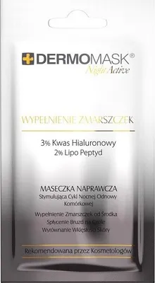 Produktbild von L'BIOTICA Dermomask Night Active Repairing Gesichtsmaske - Faltenaufpolsterung 12 ml