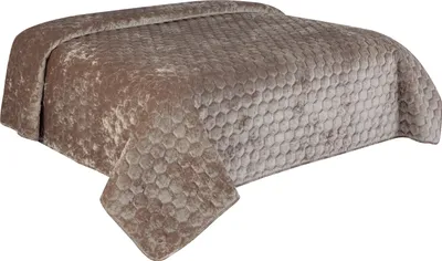 Produktbild von Unique Living Tagesdecke Amiens - taupe - 220 x 220 cm - Baumwolle/polyester - Luxusmotiv