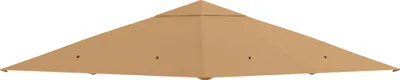 Image de Toile de rechange pour pavillon de jardin, polyester, 2,98 x 2,95 m, beige,