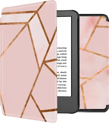 Immagine prodotto di imoshion Design Slim Hard Case Sleepcover für das Amazon Kindle (2024) / Amazon Kindle (2022) 11th gen - Pink Graphic