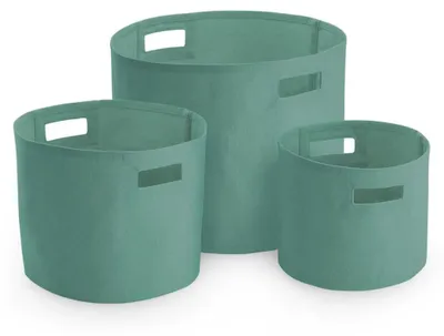 Produktbild von Westford Mill W574 | Canvas Storage Tubs - Farbe: Sage Green - Größe: L