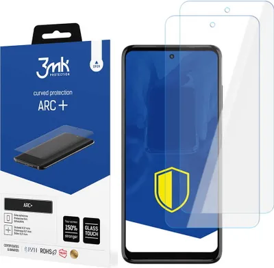 Produktbild von 3mk Display Schutzfolie ARC+ für Motorola Moto G 5G 2022  0,17mm Self-Heal (2 Stück)