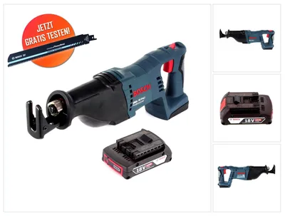 Image de Lame de scie sabre Carbide Bosch e Bosch GSA 18V-LI Scie sabre sans fil 18 V + 1x batterie 2,0 Ah - sans chargeur