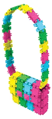 Immagine prodotto di Blocchi da costruzione Clics Glitter 175 pezzi 8 in 1