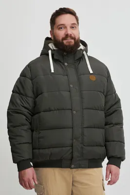 Produktbild von Blend BHFrederico BT Herren Winterjacke Herrenjacke Jacke Big&Tall Blouson mit Kapuze, Rippbündchen und Teddyfutter Regular Fit