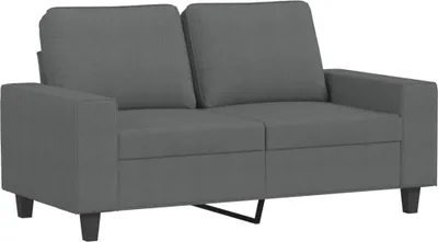 Produktbild von vidaXL 2-Sitzer-Sofa Dunkelgrau 120 cm Stoff