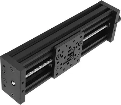 Productafbeelding van Famanu lineaire geleidingsrail, 8 mm kogellager spindel - aluminiumlegering - 400 mm, zwart