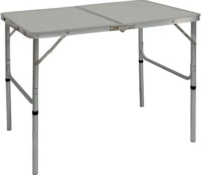 Produktbild von Famanu Klappbare und höhenverstellbare Picknicktisch - 90 x 60 x 70 cm, leicht, Kofferformat