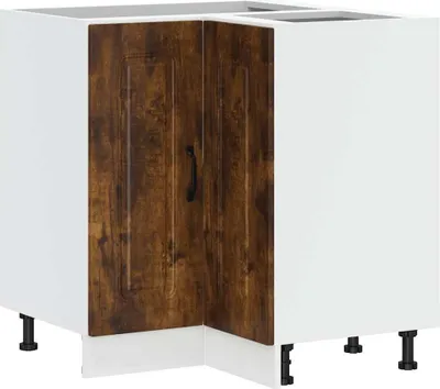 Produktbild von vidaXL Küchen-Eckunterschrank Kalmar Räuchereiche Holzwerkstoff