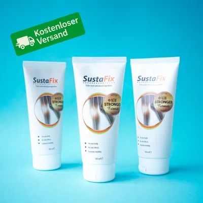 Produktbild von SustaFix 3x100ml Creme Susta Fix + Neue Stärkere Formel  New Stronger Formula