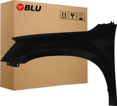 Zdjęcie produktu dla BLU Błotnik pasujący do Skoda Yeti 5L LF9R Lewy Czarny SchwarzMagie | 2009-2013 | Przedni Przód | Lakierowany | Gotowy do montażu | Stal