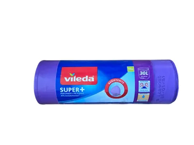 Immagine prodotto di vileda 5800445006 vileda Müllbeutel SUPER+ 30,0 l lila, 15 St.