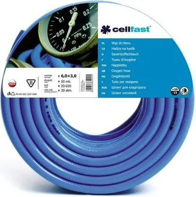 Zdjęcie produktu dla Cellfast Wąż Do Tlenu 6,0X3,0 80Mb Pl