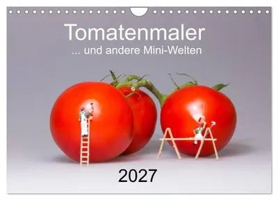Produktbild von Kalender 2027 · US-Version · "Tomatenmaler"... und andere Miniwelten (Wandkalender 2027 12" × 8" Querformat), CALVENDO 12-Monats-Wandkalender
