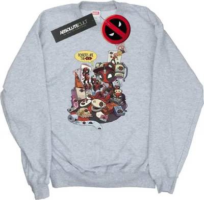 Produktbild von Marvel - "Merchandise Royalties" Sweatshirt für Damen BI15982 (S) (Schwarz)