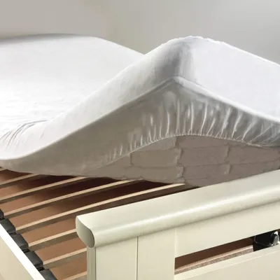 Image de Housse de matelas MOLLY, coton flanelle, 160 x 200 cm