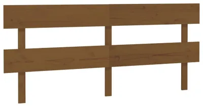Obrázok produktu pre vidaXL Čelo postele medovo hnedé 204x3x81 cm masívne drevo borovica