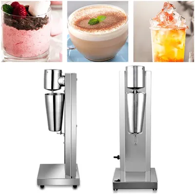 Zdjęcie produktu dla 650ml stalowy elektryczny Mikser stojący stołowy do kremowych koktajli białkowych Koktajle Frappes lub smoothies 180W