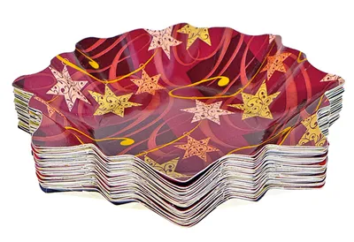 Produktbild von Weihnachtsteller Stern, Ø 28 cm, sortiert