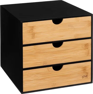 Produktbild von Mini-Kommode BAVA, Bambus, 3 Schubladen