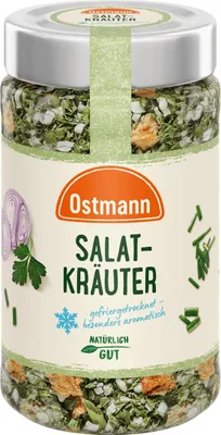 Produktbild von Ostmann Salatkräuter gefriergetrocknet intensive Kräuter Packung 16g