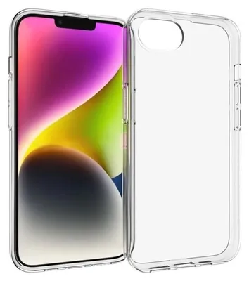 Zdjęcie produktu dla Silikonowe etui na iPhone 16e - przezroczyste