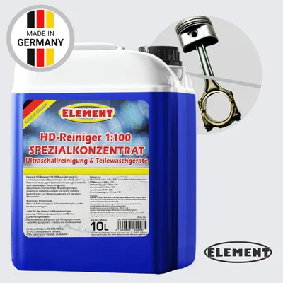 Produktbild von Element Ultraschallreiniger | 10 Liter | Konzentrat 1:100 | Teilewaschreiniger | Entfetter | Konzentrat zur Reinigung von Autoteilen