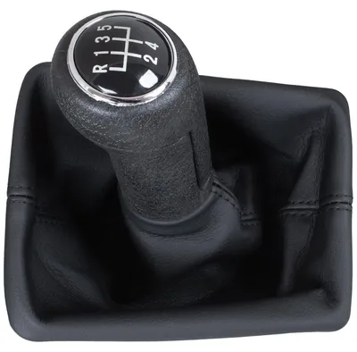 Produktbild von Schaltknauf schwarz Manschette für Audi A4 8K B8 A5 8T A6 C6 4F Q5 8R 5-Gang