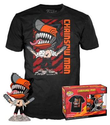 Immagine prodotto di Funko Pop! Chainsaw Man - Leaping Vinyl Figure z kolekcji POP & Tee