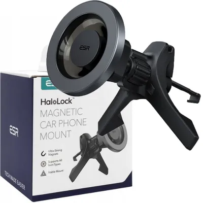 Produktbild von ESR Halolock Magnetischer Magsafe-Autohalter für Lüftungsgitter - Grau