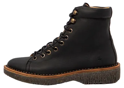 Produktbild von El Naturalista Stiefeletten Damen N5572 WAX NAPPA BLACK/VOLCANO Farbe Schwarz