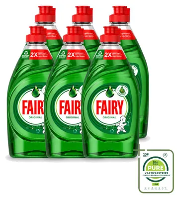 Produktbild von 6 x Fairy Original Spülmittel - 320 ml - Großpackung - 6 Stücke