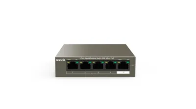 Immagine prodotto di Tenda TEG-1105P-63W Tenda Switch  5-Port FE TEG1105P-4-63W          63W (4x PoE)