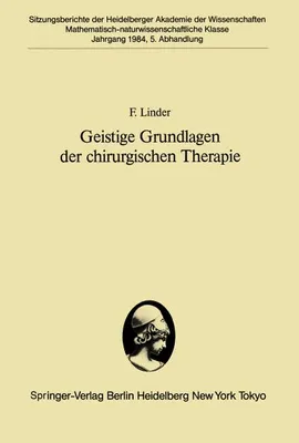 Obrázek produktu pro Geistige Grundlagen der chirurgischen Therapie