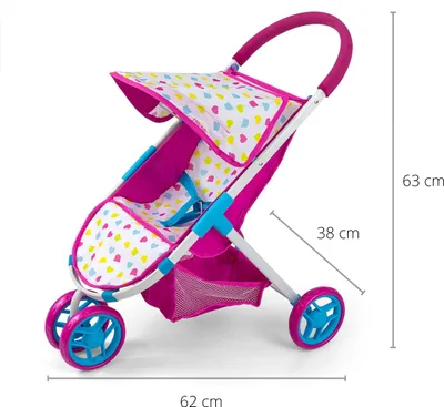 Obrázok produktu pre Kočík pre bábiky Milly Mally Susie Candy