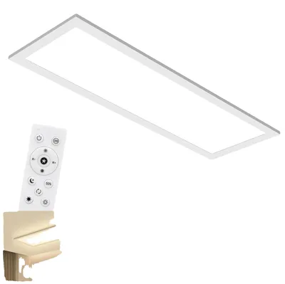 Immagine prodotto di Plafoniera a LED, dimmerabile, con telecomando, 1 unità, lampadina sostituibile, colore: bianco, potenza: 21-30W