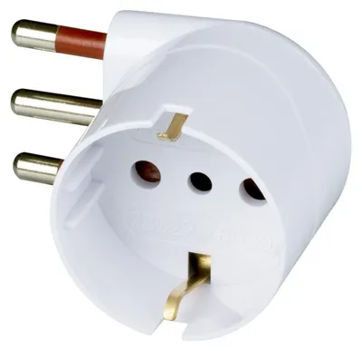 Produktbild von Schuko-Adapter 90° platzsparend