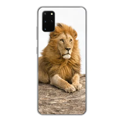 Produktbild von MuchoWow® Handyhülle Schutzhülle Hülle für Samsung Galaxy S20 Plus Löwe - Mähne - Tier Silikon Softcase Handy Hülle - Hartschale