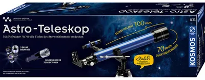 Obrázok produktu pre Kosmos Astro-Teleskop, Ďalekohľad, Astronómia, 12 rok / roky, Čierna