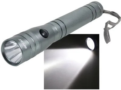 Produktbild von ARCAS LED-Taschenlampe, 10 W, 700 lm, Aluminium, silber