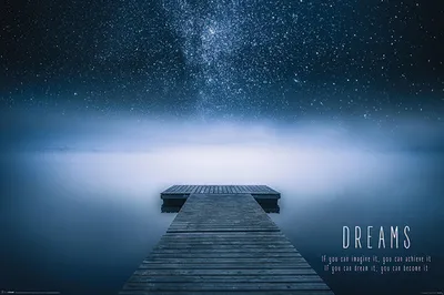 Obrázek produktu pro Empireposter 770448, 1 kusů, Motivational, Dreams, Obdélník, Chlapec/děvče, Vícebarevný