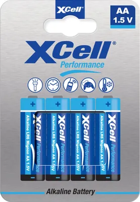 Image de XCell Batterie Performance Alkaline LR6  Mignon AA  4St.