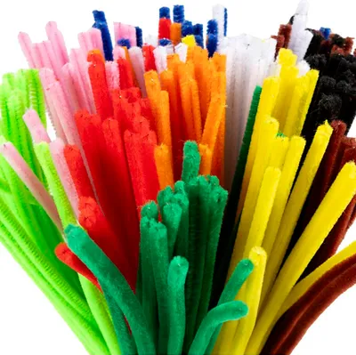 Immagine prodotto di Filo di ciniglia, assortimento, 6 mm, colori assortiti, 200 colori assortiti.